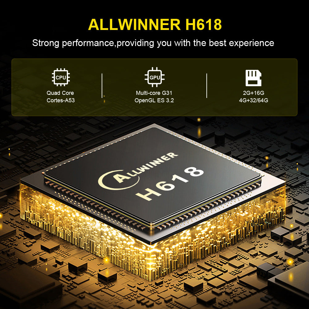 Android 12 H618 TV Box – 4K/6K UHD Media Player